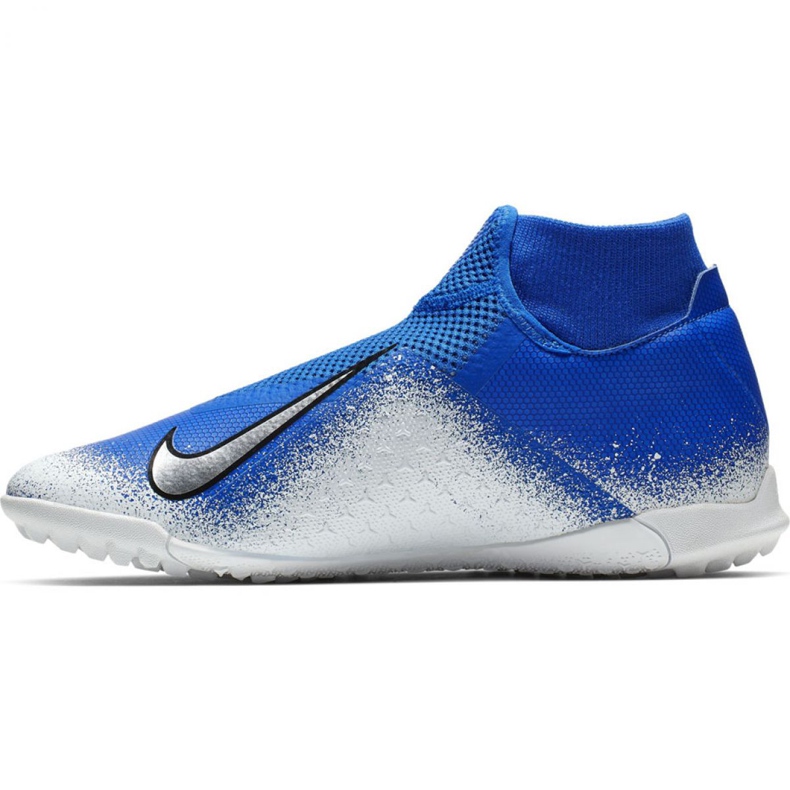 Nike Phantom Vsn Academy Df Tf M AO3269-410 chaussures de football multicolore bleu 2