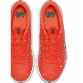 Chaussures d'intérieur Nike Mercurial Vapor X 12 Academy Ic Jr AJ3101-801 multicolore orange 1