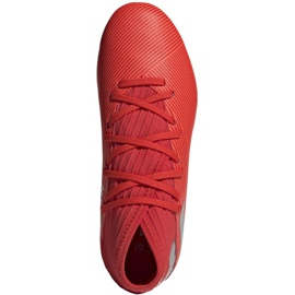 Chaussures de football Adidas Nemeziz 19.3 Fg Jr F99951 rouge rouge 1