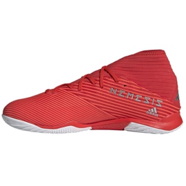 Chaussures d'intérieur adidas Nemeziz 19.3 In M F34412 rouge rouge 2