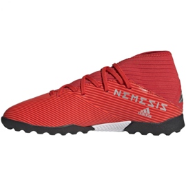 Chaussures de foot Adidas Nemeziz 19.3 Tf Jr F99941 rouge rouge 2