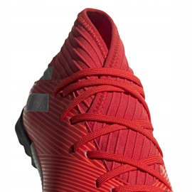 Chaussures de foot Adidas Nemeziz 19.3 Tf Jr F99941 rouge rouge 3