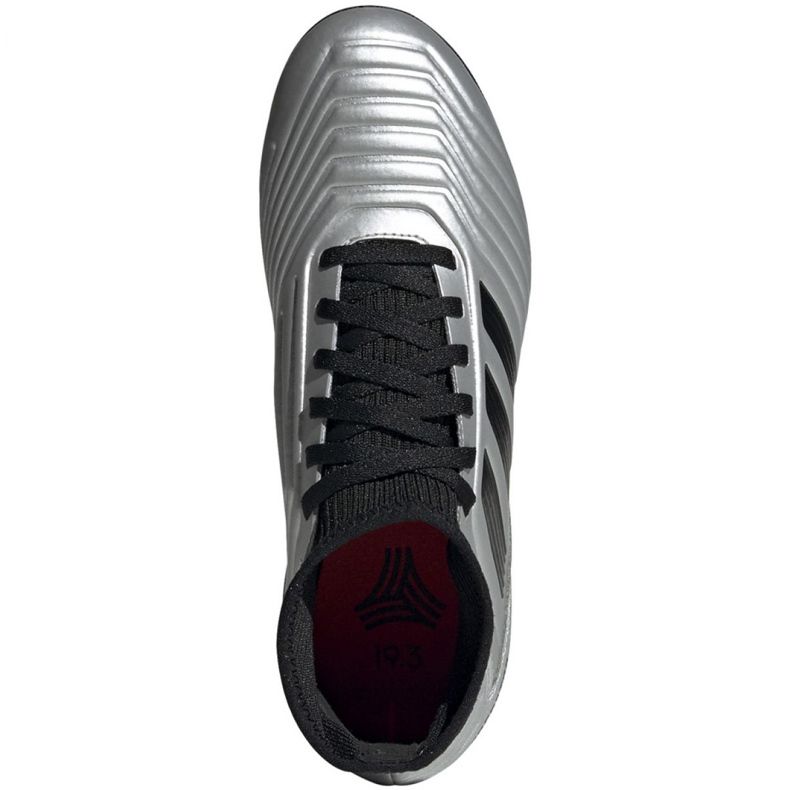 Chaussures de foot Adidas Predator 19.3 Tf Jr G25802 multicolore argent 2