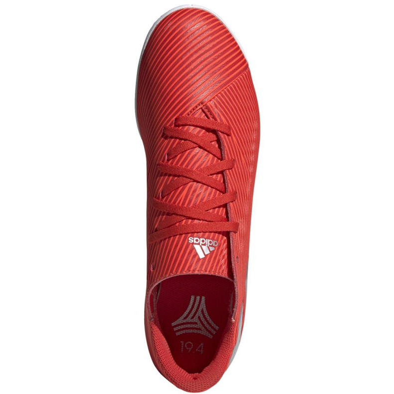 Chaussures d'intérieur adidas Nemeziz 19.4 In M F34528 rouge rouge 1