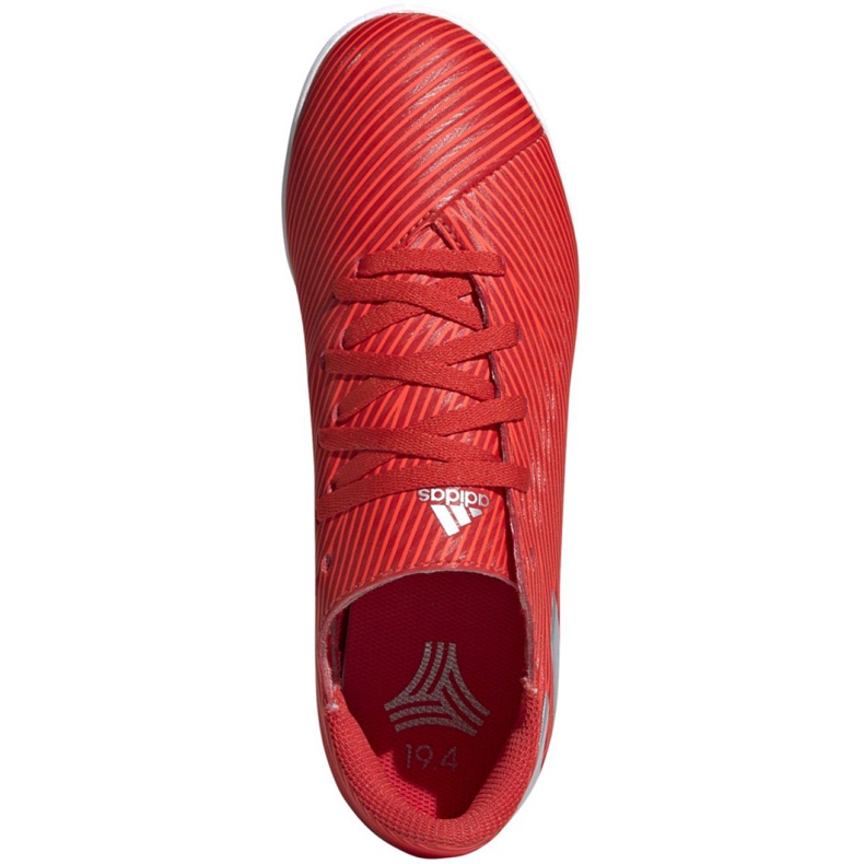 Adidas Nemeziz 19.4 In Jr F99938 chaussures de football rouge rouge 1