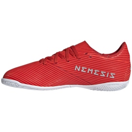 Adidas Nemeziz 19.4 In Jr F99938 chaussures de football rouge rouge 2 Adidas Nemeziz 19.4 In Jr F99938 chaussures de football rouge rouge 2