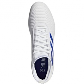 Chaussures de foot Adidas Predator 19.3 Ag M D97943 blanche blanche 1 Chaussures de foot Adidas Predator 19.3 Ag M D97943 blanche blanche 1
