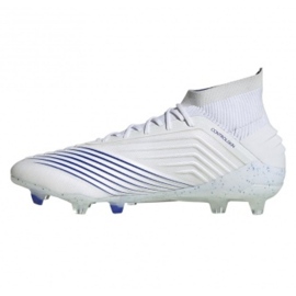 Chaussures de foot Adidas Predator 19.1 Fg M BC0550 blanche blanche 1 Chaussures de foot Adidas Predator 19.1 Fg M BC0550 blanche blanche 1
