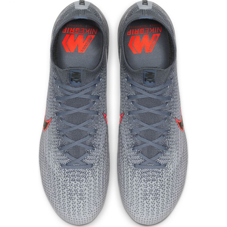 Nike Mercurial Superfly 6 Elite Fg M AH7365-008 chaussures de football gris gris 1