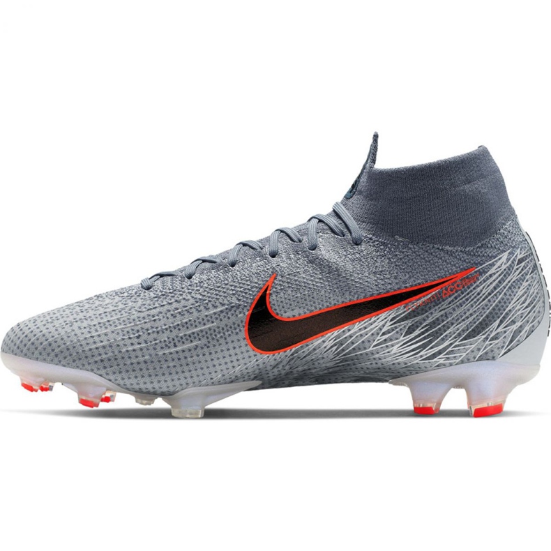 Nike Mercurial Superfly 6 Elite Fg M AH7365-008 chaussures de football gris gris 2