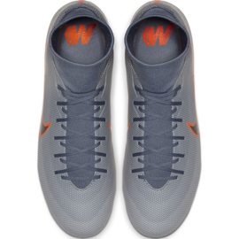 Chaussures de football Nike Mercurial Superfly 6 Academy FG / MG M AH7362-408 rouge gris 1