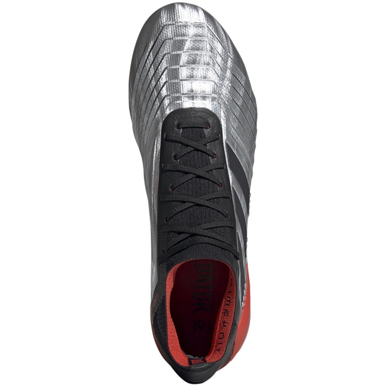 Chaussures de foot Adidas Predator 19.1 Fg M F35607 gris argent 2 Chaussures de foot Adidas Predator 19.1 Fg M F35607 gris argent 2