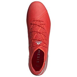Chaussures de foot Adidas Nemeziz 19.1 Sg M F99855 rouge rouge 2