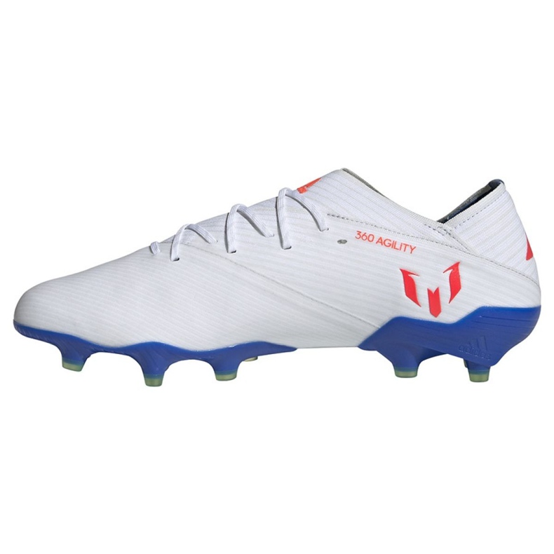 Chaussures de football Adidas Nemeziz Messi 19.1 Fg M F34402 blanche blanche 1 Chaussures de football Adidas Nemeziz Messi 19.1 Fg M F34402 blanche blanche 1