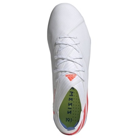 Chaussures de football Adidas Nemeziz Messi 19.1 Fg M F34402 blanche blanche 2