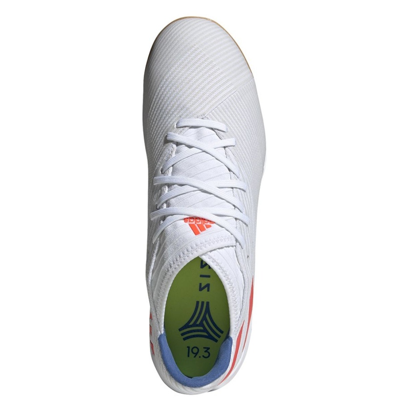 Chaussures d'intérieur adidas Nemeziz Messi 19.3 En M F34431 blanche blanche 2