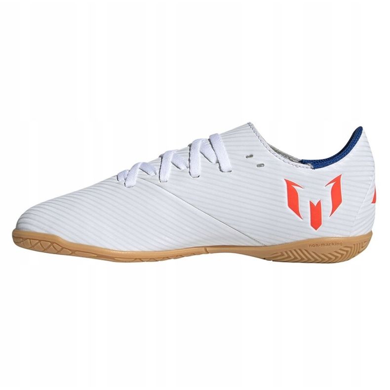 Chaussures indoor adidas Nemeziz Messi 19.4 In Jr F99928 multicolore blanc 1