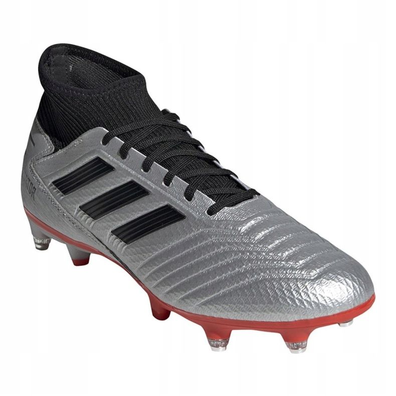 Chaussures de foot Adidas Predator 19.3 Sg M F99992 multicolore argent 2