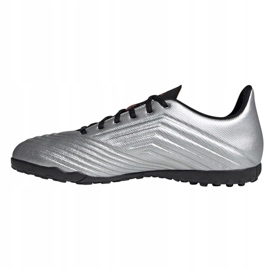 Chaussures de foot Adidas Predator 19.4 Tf M F35634 multicolore argent 1