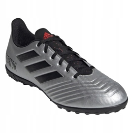 Chaussures de foot Adidas Predator 19.4 Tf M F35634 multicolore argent 3