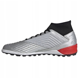 Chaussures de foot Adidas Predator 19.3 Tf M F35629 gris argent 1