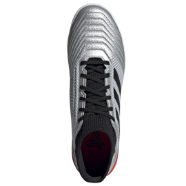 Chaussures de foot Adidas Predator 19.3 Tf M F35629 gris argent 2