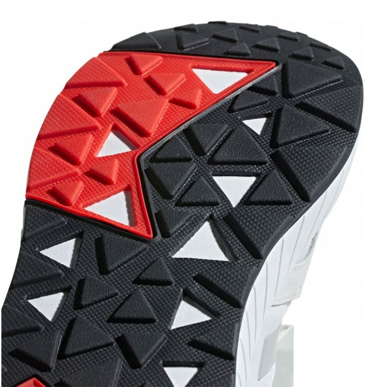 Chaussures Adidas Questarstrike Mid M G25775 blanche rouge 1 Chaussures Adidas Questarstrike Mid M G25775 blanche rouge 1