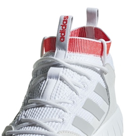 Chaussures Adidas Questarstrike Mid M G25775 blanche rouge 2 Chaussures Adidas Questarstrike Mid M G25775 blanche rouge 2