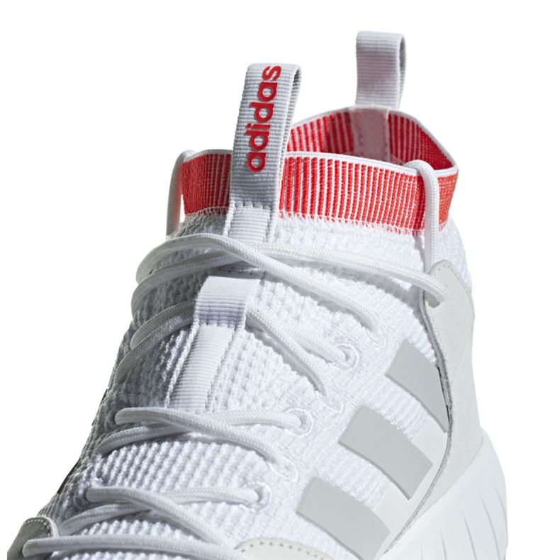 Chaussures Adidas Questarstrike Mid M G25775 blanche rouge 2 Chaussures Adidas Questarstrike Mid M G25775 blanche rouge 2