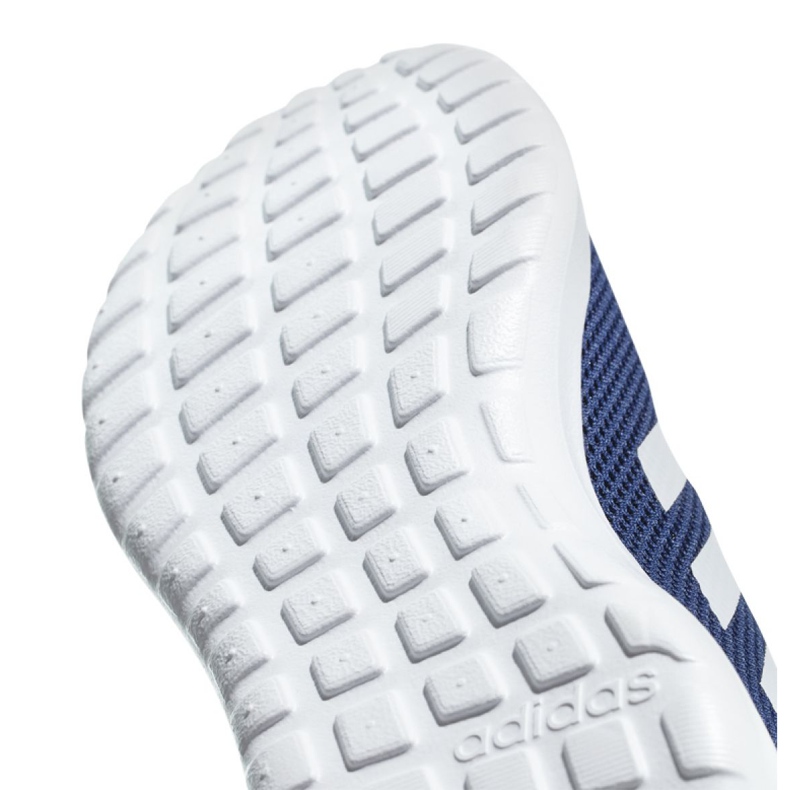 Chaussures de course adidas Lite Racer Cln M B96566 blanc bleu marine 1