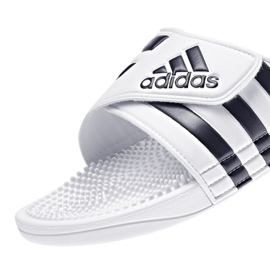 Chaussons Adidas Adissage M F35573 blanche 2 Chaussons Adidas Adissage M F35573 blanche 2