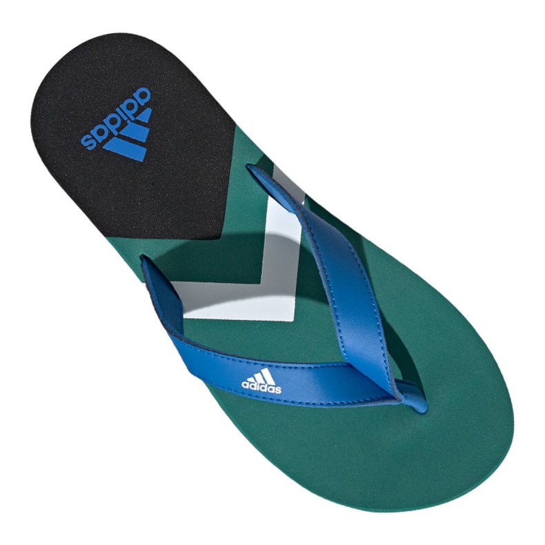 Tongs adidas Eezay Flip Flop M F35025 bleu multicolore vert 1