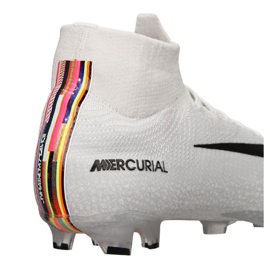 Chaussures de football Nike Superfly 6 Elite Fg M AJ3547-009 blanche blanche 2