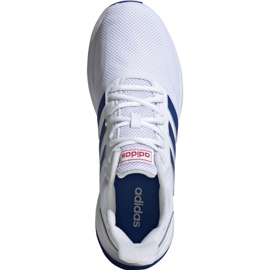 Chaussures de course adidas Runfalcon M EF0148 blanche bleu 2 Chaussures de course adidas Runfalcon M EF0148 blanche bleu 2