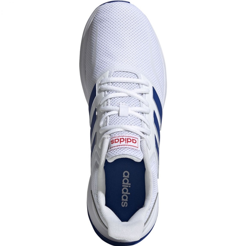 Chaussures de course adidas Runfalcon M EF0148 blanche bleu 2 Chaussures de course adidas Runfalcon M EF0148 blanche bleu 2
