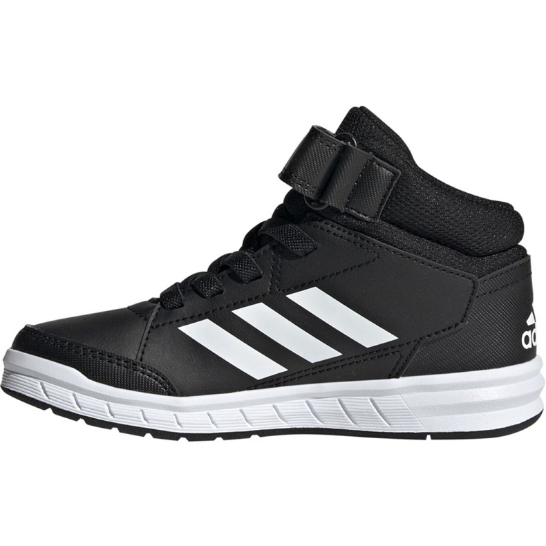 Chaussures Adidas AltaSport Mid K Jr G27113 le noir KeeShoes
