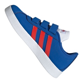 Adidas Vl Court 2.0 Cmf C Jr EE6904 bleu 1