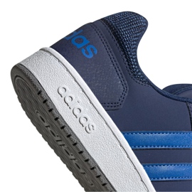 Chaussures Adidas Hoops 2.0 K Jr EE8999 bleu marin 1
