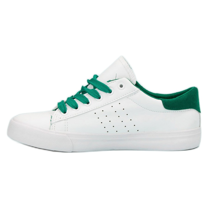 SHELOVET Baskets à lacets blanc 1