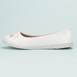 Comer Ballerines blanches élégantes 1