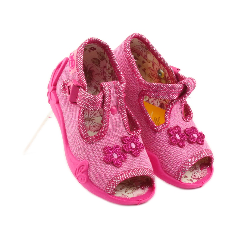 Chaussons Befado 213P109 roses 4 Chaussons Befado 213P109 roses 4