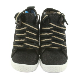 Chaussures enfant Befado 547P003 noir gris jaune 3