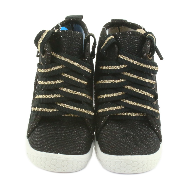 Chaussures enfant Befado 547P003 noir gris jaune 3