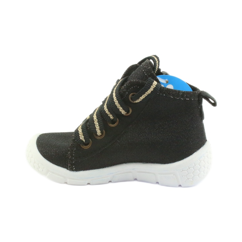 Chaussures enfant Befado 547P003 noir gris jaune 2