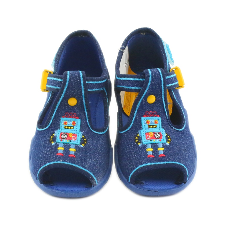 Chaussons garçon Befado 217P103 bleu marine 3