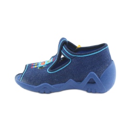 Chaussons garçon Befado 217P103 bleu marine 2