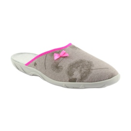 Chaussons Befado 235d162 gris rose 1