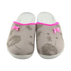 Chaussons Befado 235d162 gris rose 3