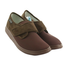 Chaussons Befado 131M005 pour diabétiques brun 4 Chaussons Befado 131M005 pour diabétiques brun 4