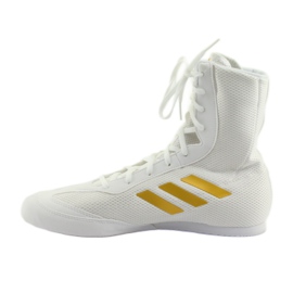Chaussures de boxe Adidas Box Hog Plus blanche 2 Chaussures de boxe Adidas Box Hog Plus blanche 2